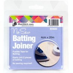 Matilda’s Own No Sew Batting Joiner - 4 cm x 20m