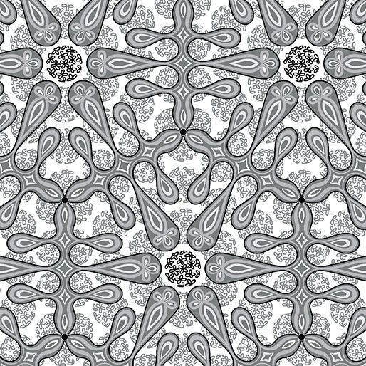 Amanda Murphy - Botanica: Medallion Gray