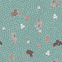 Piggy Tales - Dinky Donkeys on Dark Duck Egg
