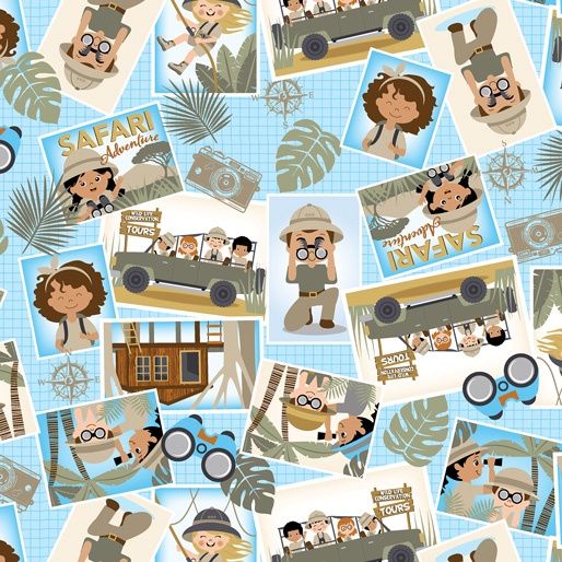Safari Adventure - Greetings Blue