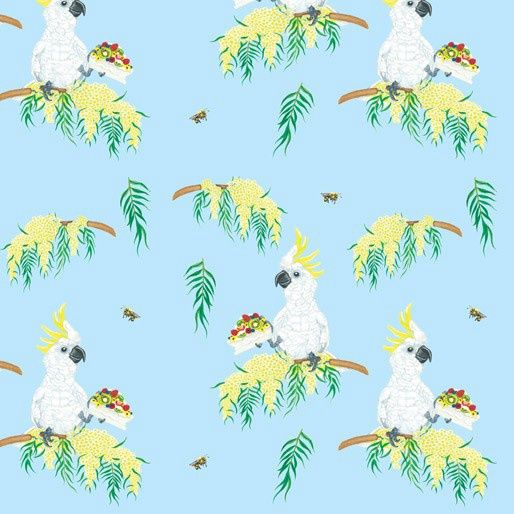 Native Tucker Cockatoo with Pavlova