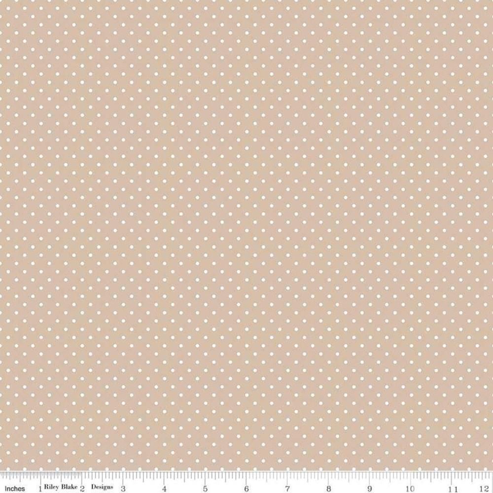 Swiss Dot White Dot on Beach