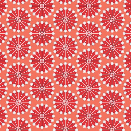 Sewing Room 2 - Flowerhead Pins Red