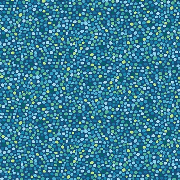 Carousel - Navy Pebbles