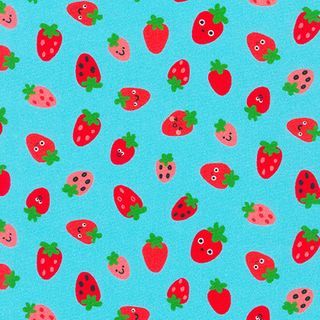 Farm to Table - Strawberries on Blue