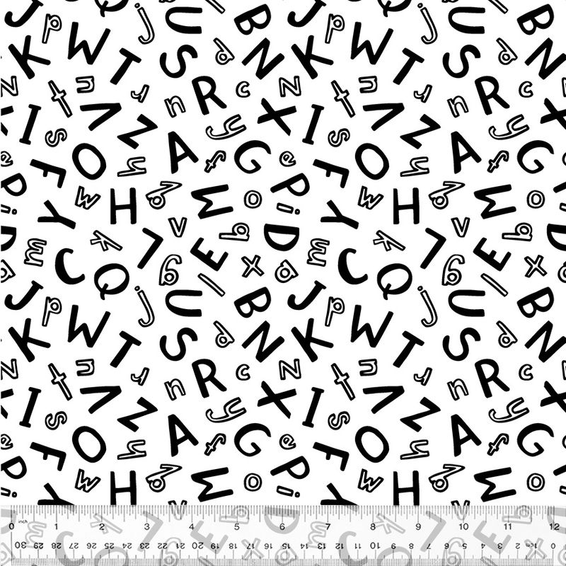 First Look - Alphabet Black on White