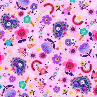 Everyday Magic - Hearts on Pink