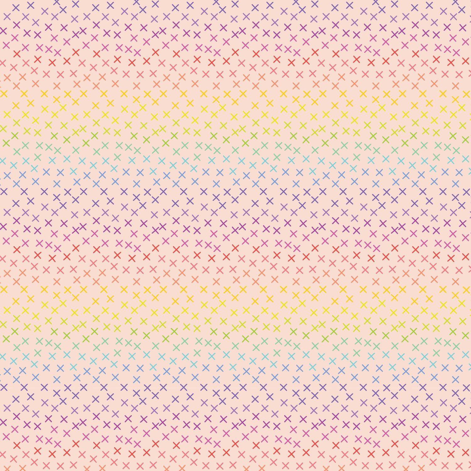 Building Block Crossroads Peach Rainbow
