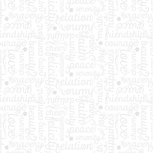 Amanda Murphy - Botanica: Script White