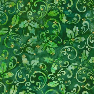 Artisan Batiks: Winter Sparkle - Holly - Spruce