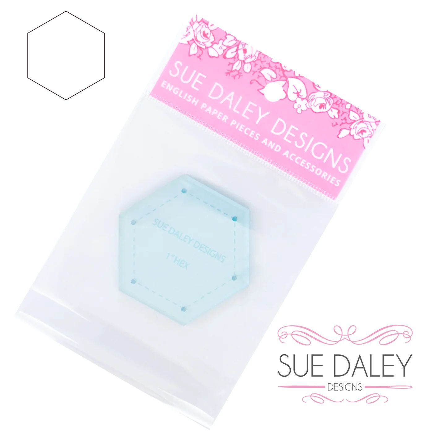 1&quot; Hexagon Template