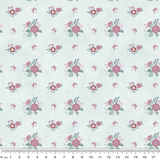 Chalk Barn Chalk Paint Small Floral - Light Teal