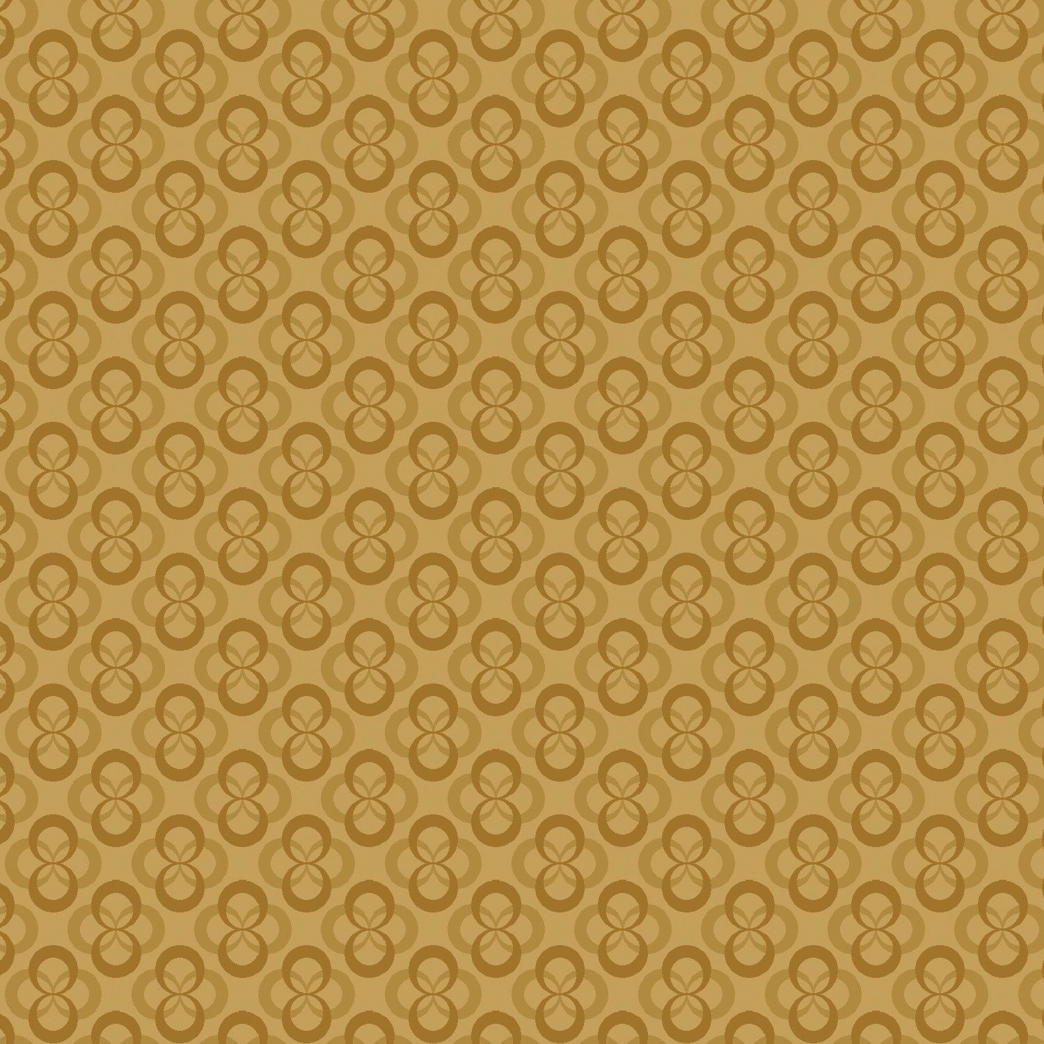 Chalk Barn Chalk Block Print - Gold Fat Qtr