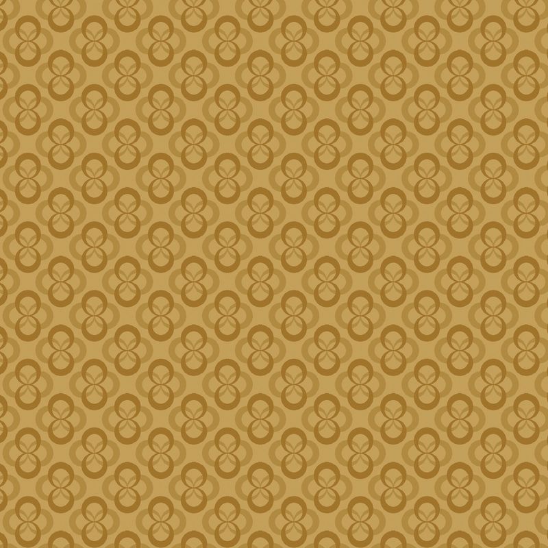 Chalk Barn Chalk Block Print - Gold Fat Qtr