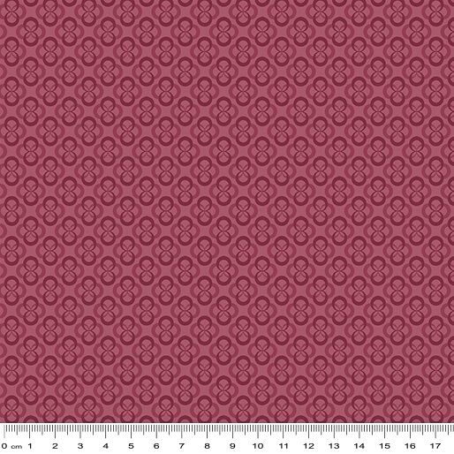 Chalk Barn Chalk Block Print - Red Fat Qtr