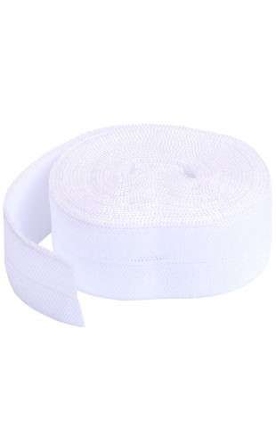 By Annie Fold Over Elastic White