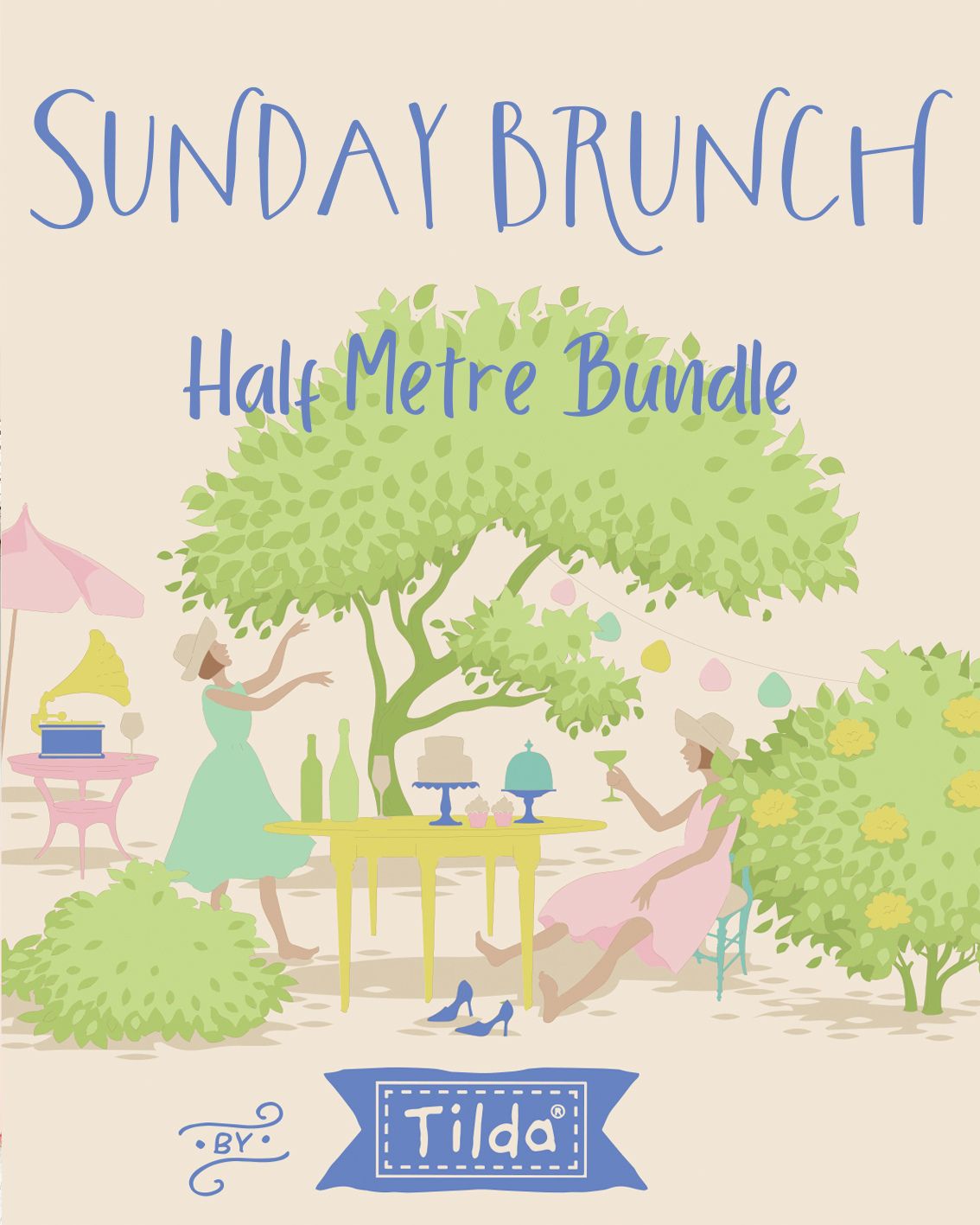 Tilda - Sunday Brunch Half Metre Bundle