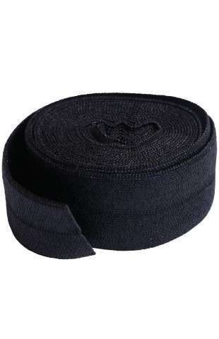 By Annie Fold Over Elastic Black