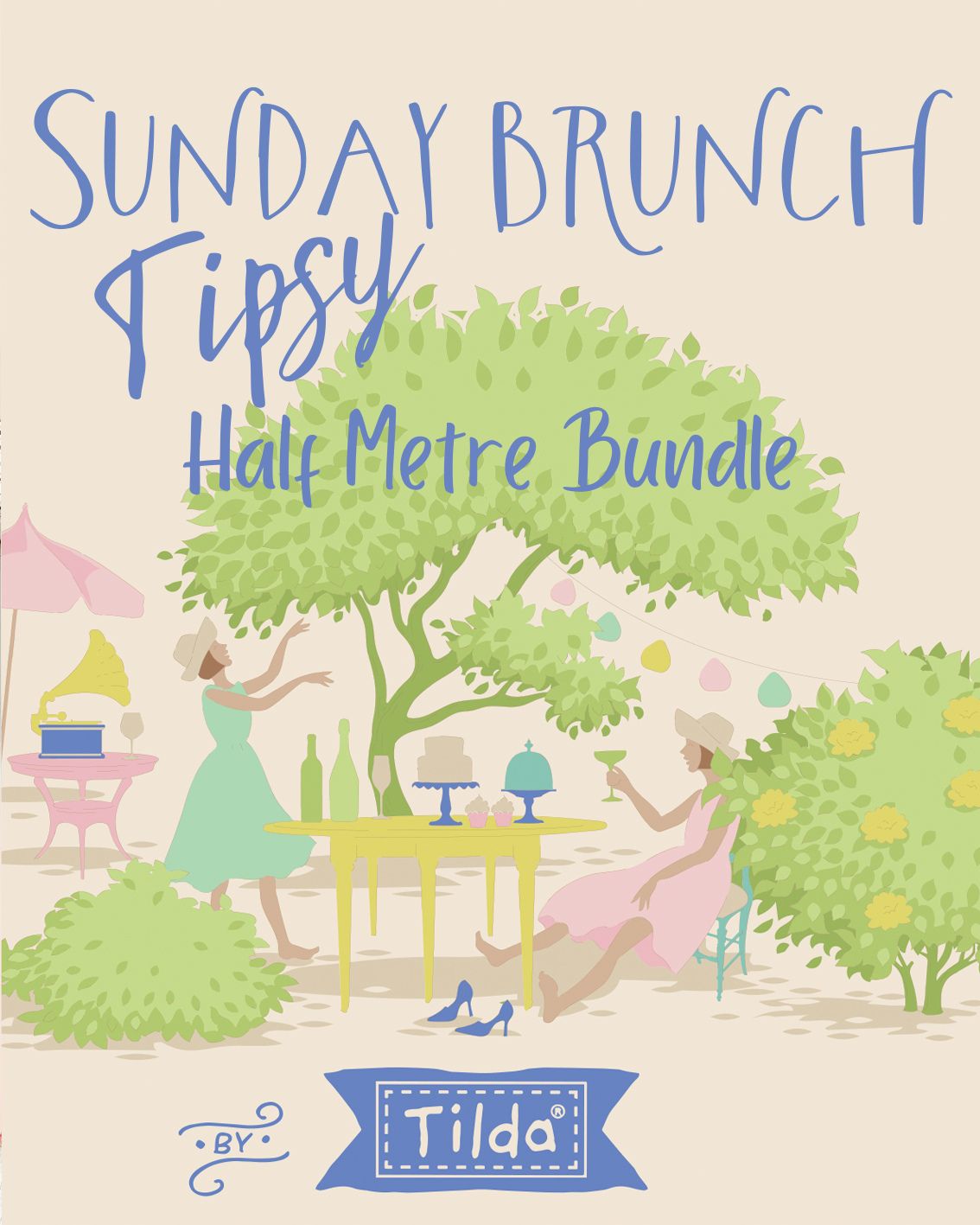 Tilda - Tipsy Half Metre Bundle