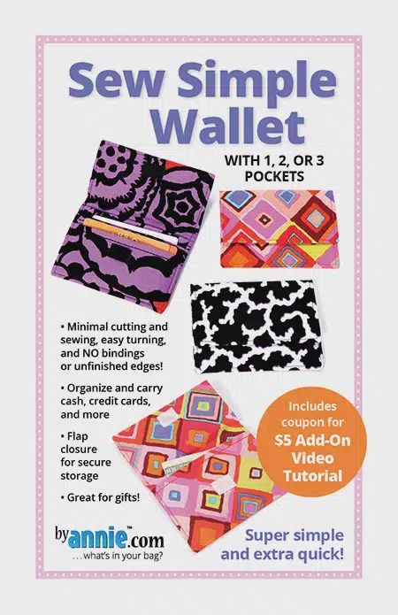 ByAnnie Pattern  - Sew Simple Wallet