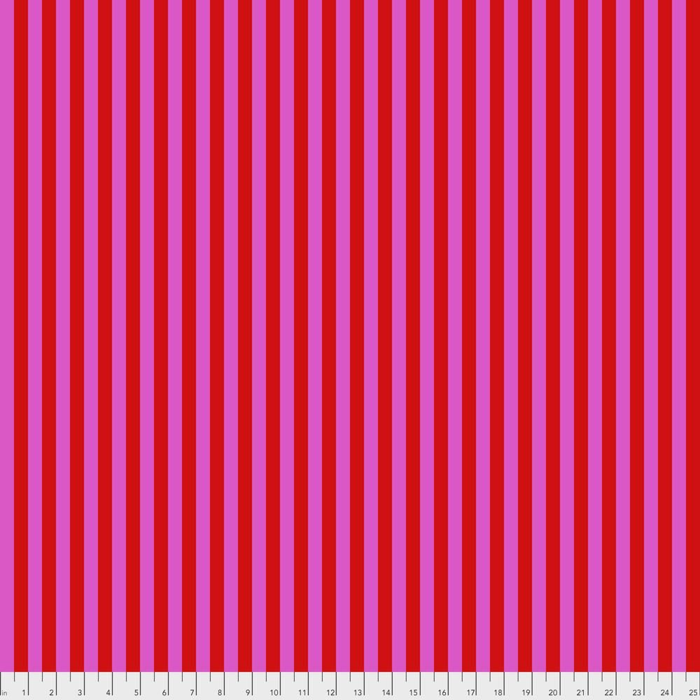Tent Stripe - Peony Fat Qtr