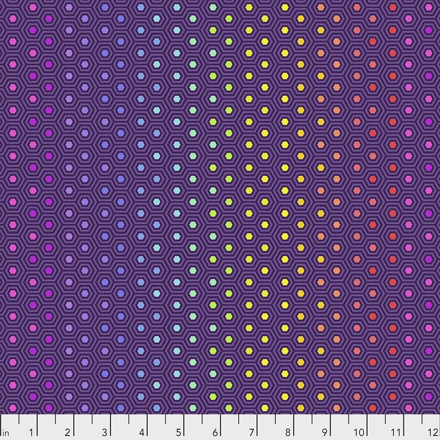 Hexy Rainbow - Starling Fat Qtr