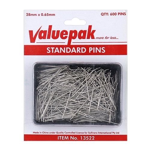 Valuepak 28mm Standard Pins - Pack Of 600
