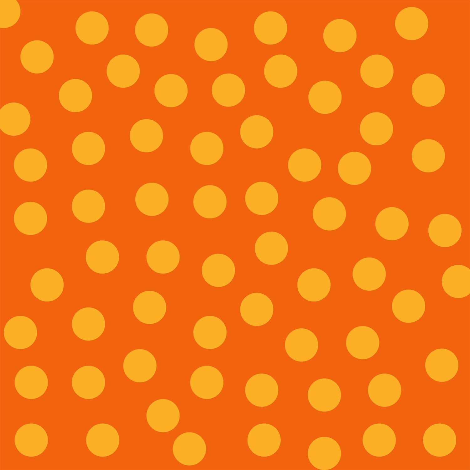 A Is for Aussie - Orange Dots  Fat Qtr