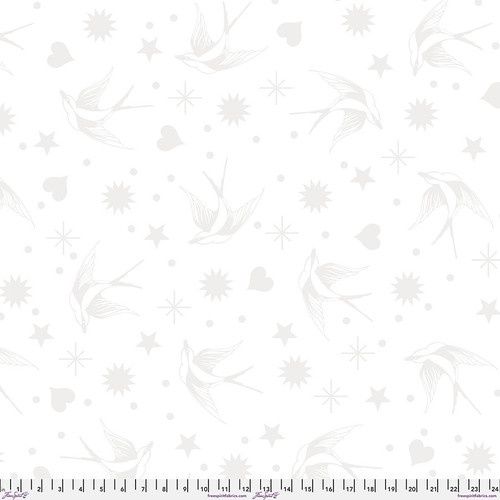 True Colours - Snowfall Wide Backing