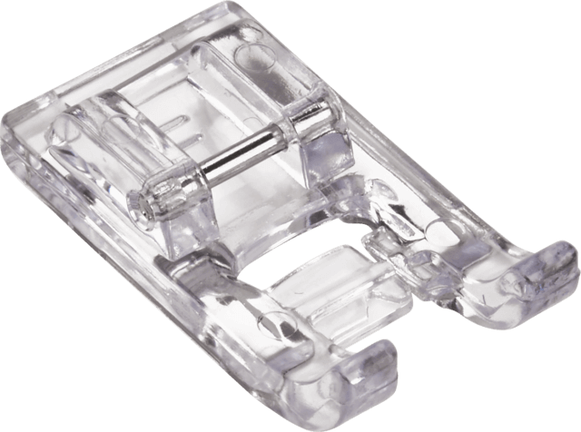 #F Embroidery foot with clear sole