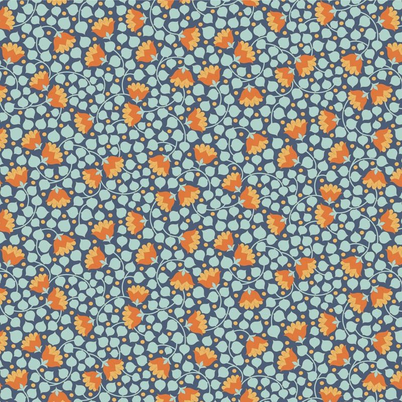 Bellflower - Prussian Fat Qtr