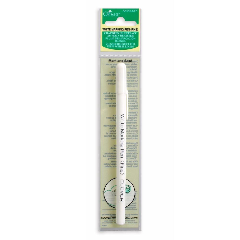 Clover White Marking Pen Fine