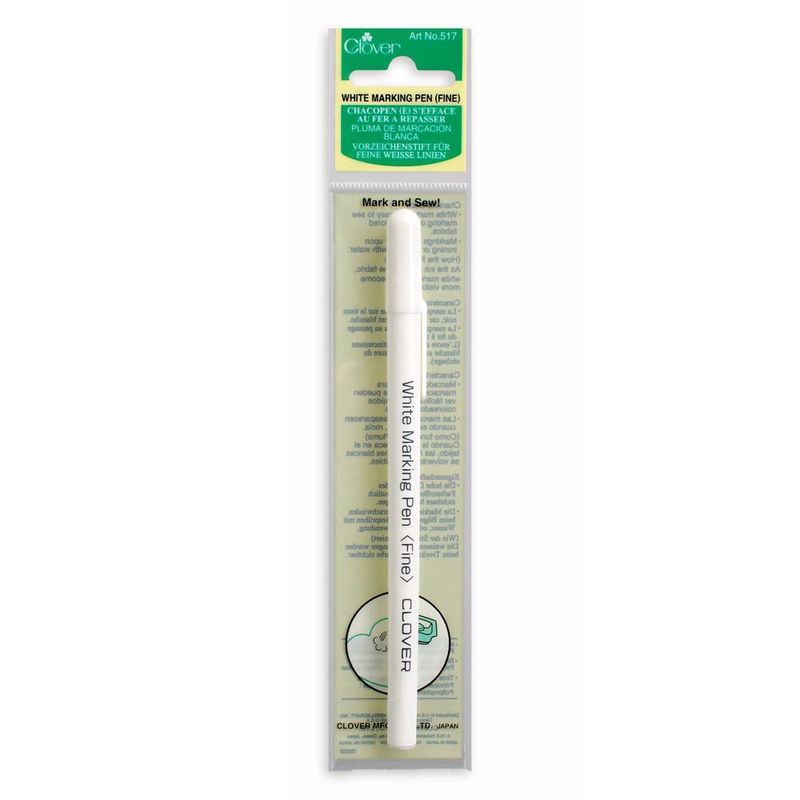 Clover White Marking Pen Fine