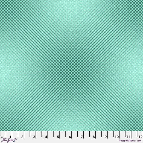 Tula Pink True Colours - On the Grid - Raindrop Fat Qtr
