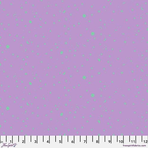 Tula Pink True Colours - Space Sprinkles - Frozen Berry Fat Qtr