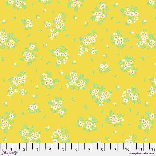 Tula Pink True Colours - What a Ditz - Buttercup  Fat Qtr