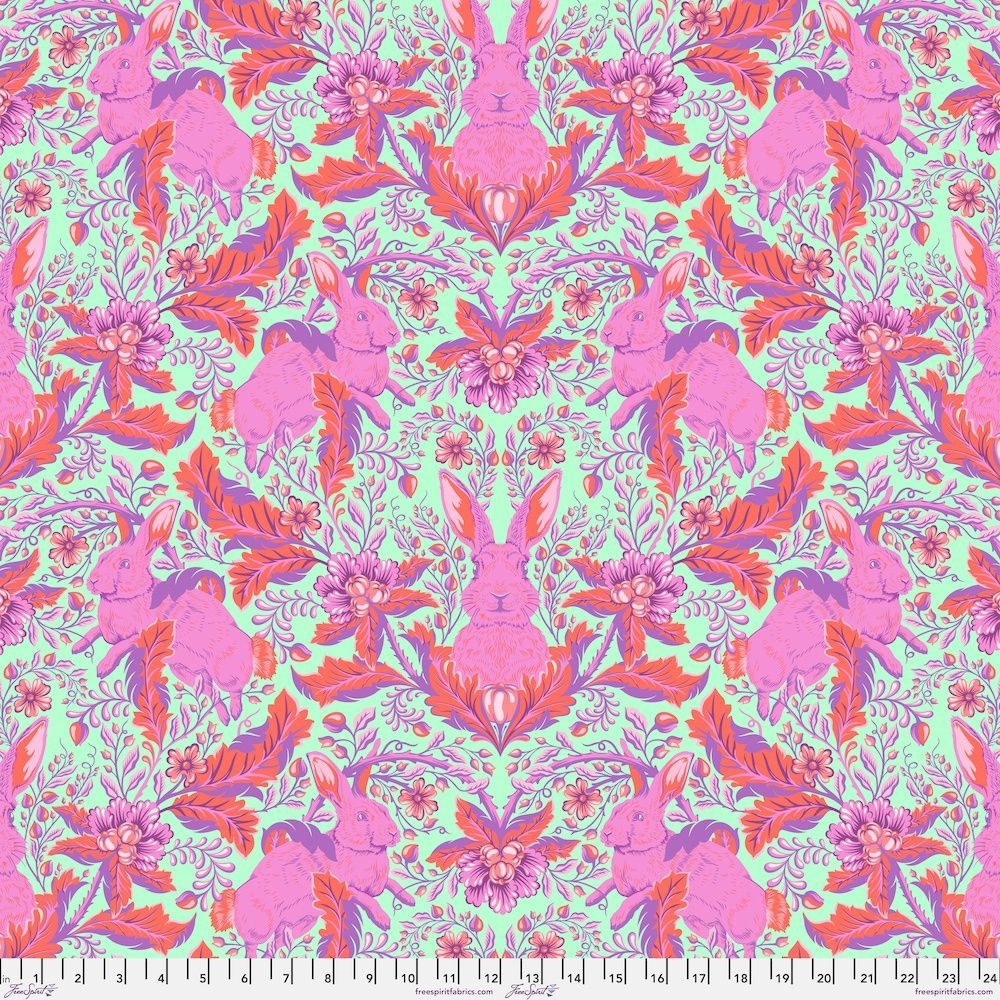 Full Moon Forest II - Hoppy Go Lucky - BLOSSOM - Fat Qtr