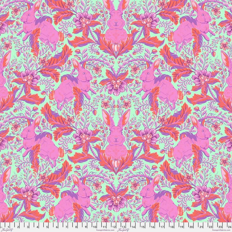 Full Moon Forest II - Hoppy Go Lucky - BLOSSOM - Fat Qtr