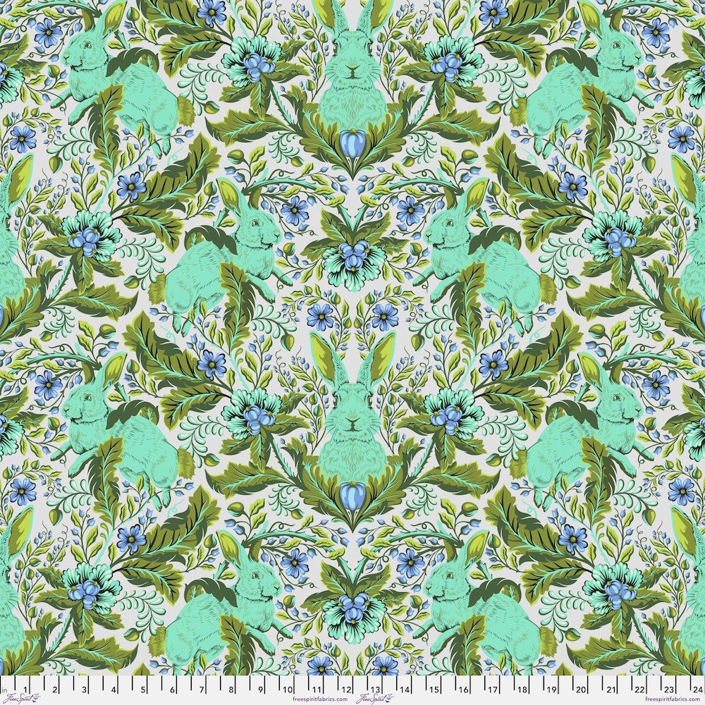 Full Moon Forest II - Hoppy Go Lucky - STARLIGHT - Fat Qtr