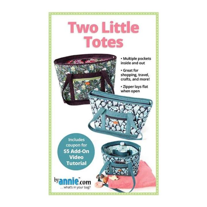 By Annie Pattern - Two Little Totes