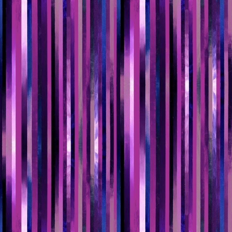Sew Stripey - Purple Pink Fat Qtr