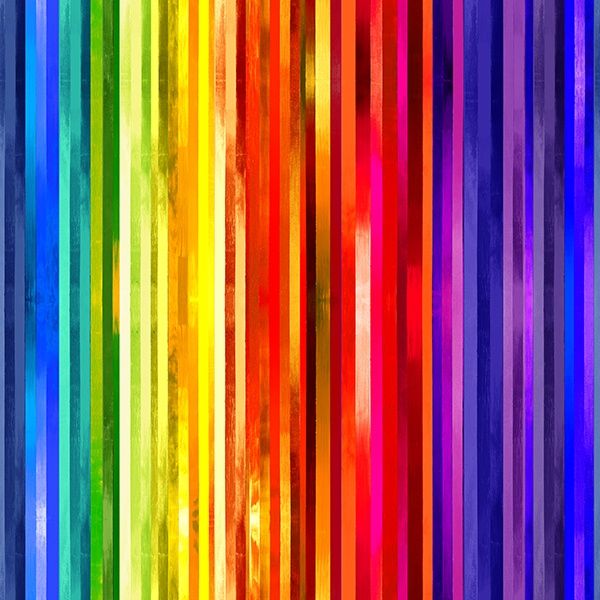 Sew Stripey - Rainbow Fat Qtr