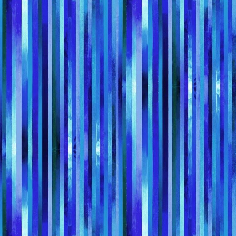 Sew Stripey - Blue Fat Qtr