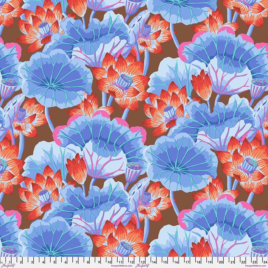 The Kaffe Collective - August 2025 - Lake Blossoms - Brown