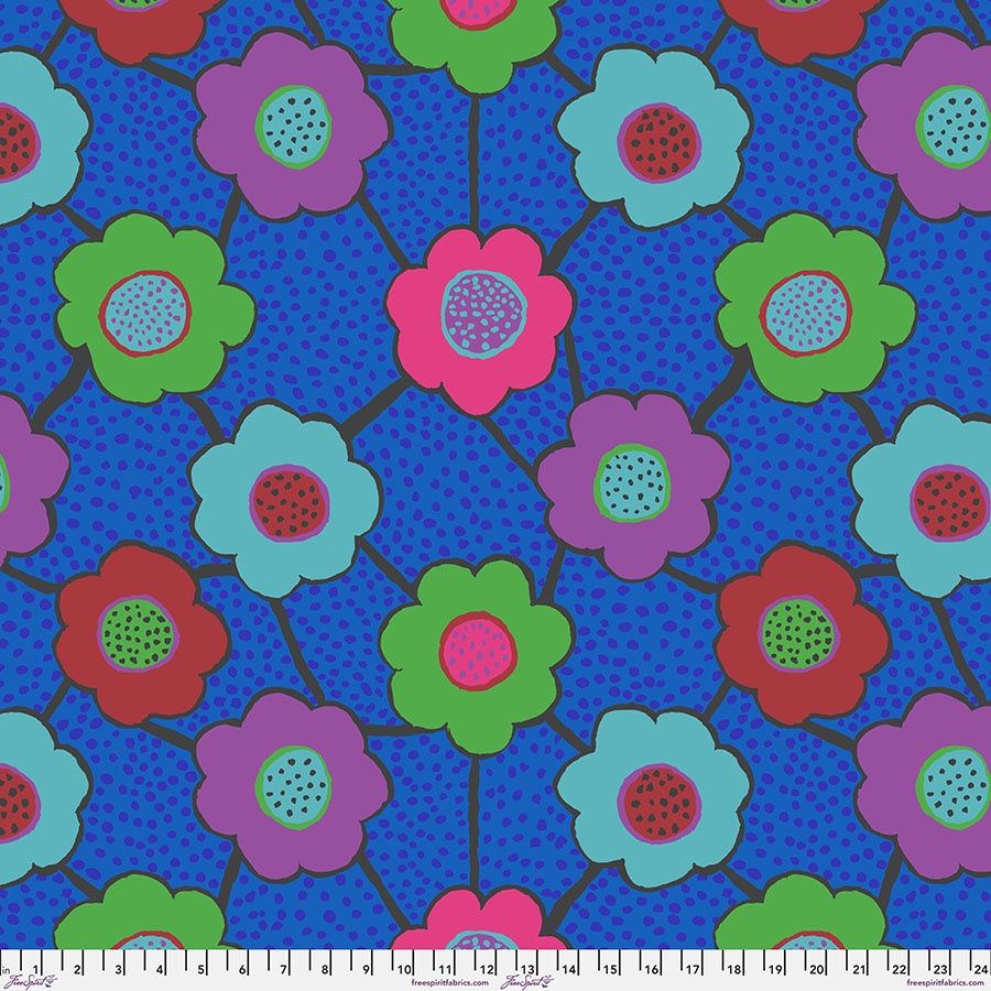 The Kaffe Collective - August 2025 - Floral Connections - Blue