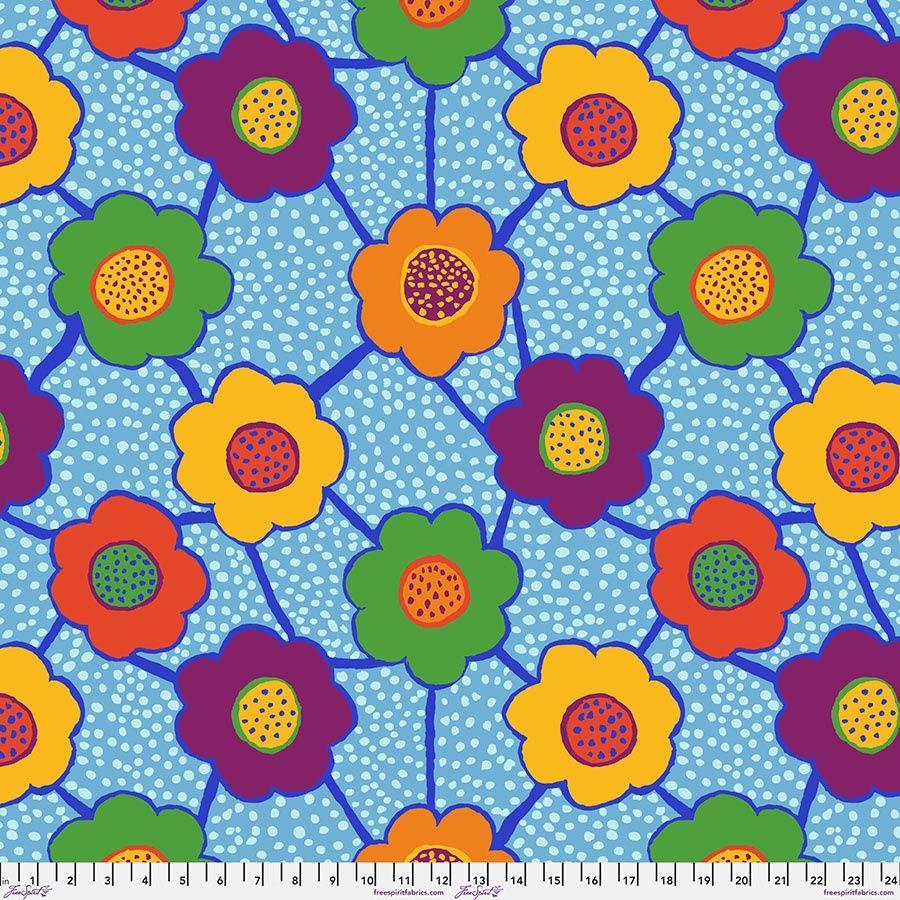 The Kaffe Collective - August 2025 - Floral Connections - Jolly - Fat Qtr