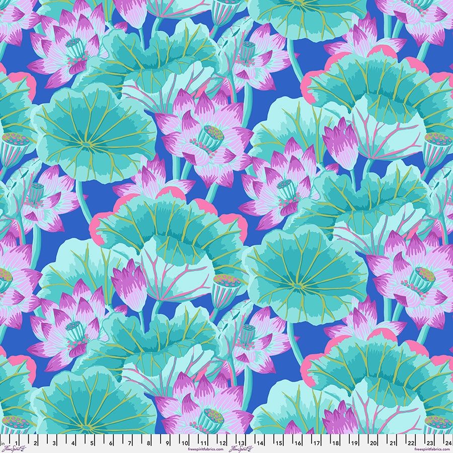 The Kaffe Collective - August 2025 - Lake Blossoms - Turquoise
