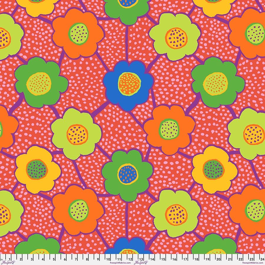 The Kaffe Collective - August 2025 - Floral Connections - Red