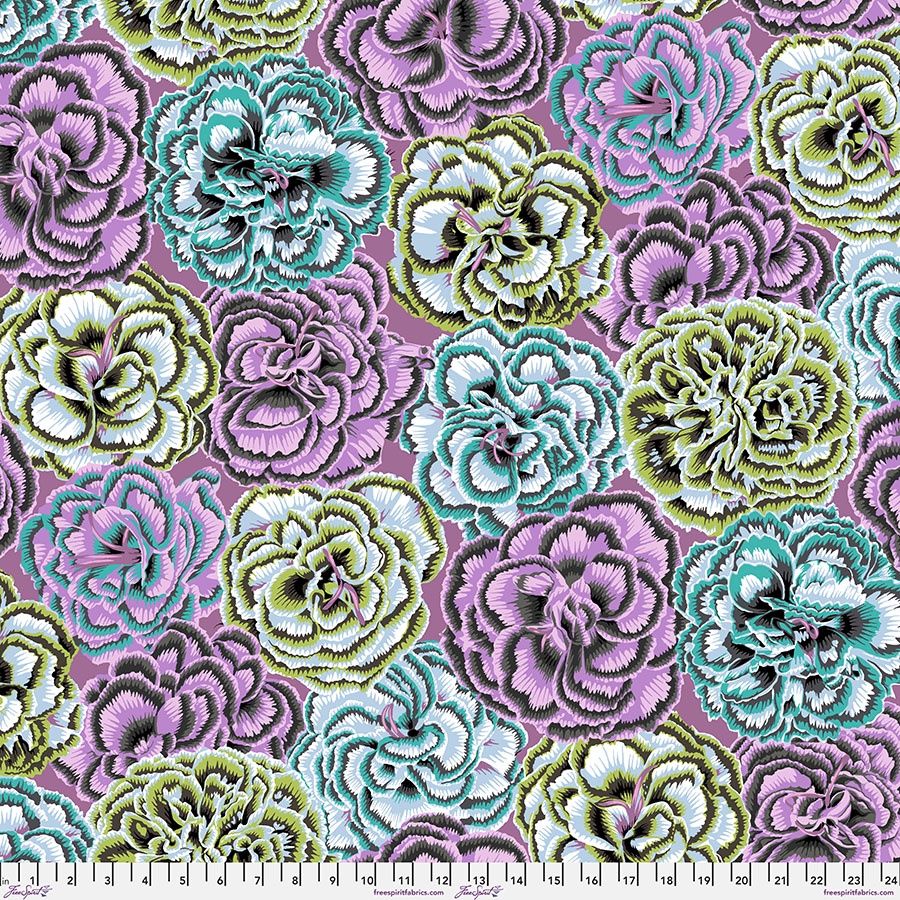 The Kaffe Collective - August 2025 - Picotee Carnations - Contrast