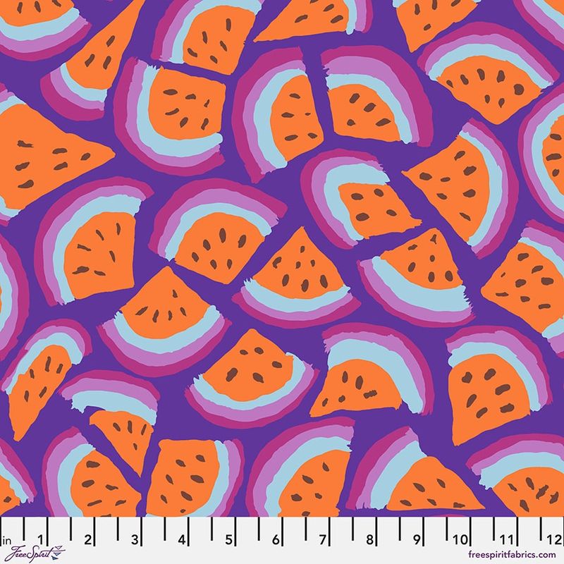 The Kaffe Collective - August 2025 - Slice - Purple - Fat Qtr